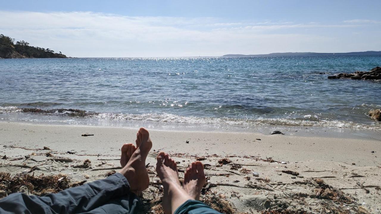 Studio Climatise Avec Coin Nuit 150M De La Plage Льо Лаванду Екстериор снимка